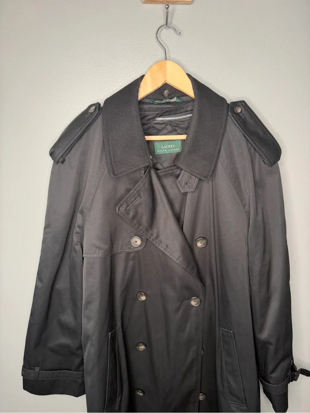 Lauren Ralph Lauren Vintage Double Breasted Trench